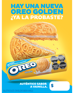 AFICHE OREO GOLDEN